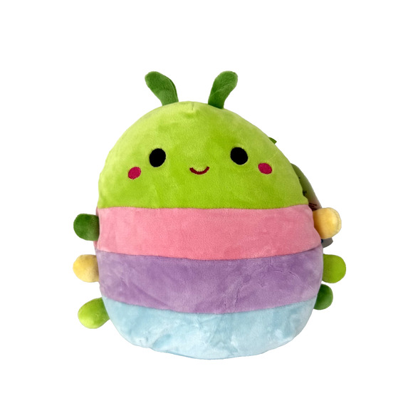 Squishmallows KellyToy Plush 8" Rutabaga The Catepillar Super Soft NEW with Tag - Picture 3 of 17